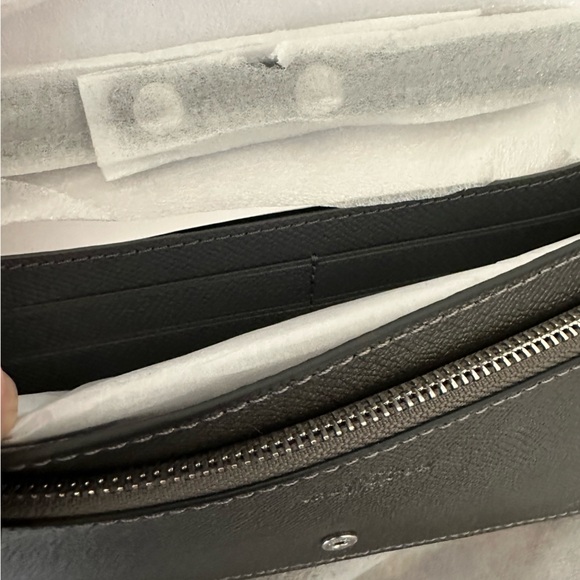 Coach Anna Foldover Clutch Crossbody Bag Signature Canvas - Picture 5 of 12